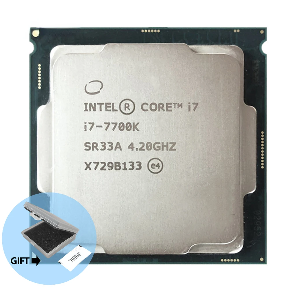

Процессор Intel Core i7-7700K i7 7700K 4,2 ГГц четырехъядерный восьмипоточный процессор 8 Мб 91 Вт LGA 1151