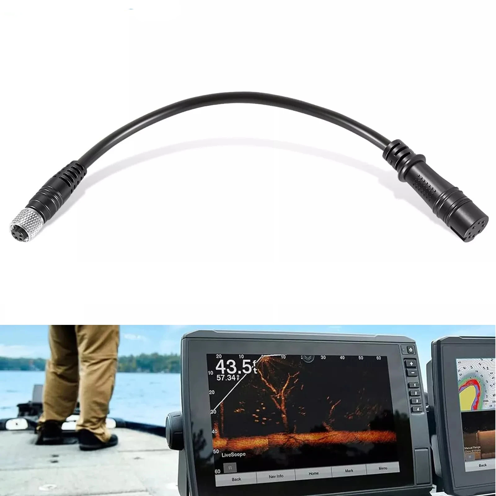 ТМЛ 1852075 MKR-US2-15 Универсальный кабель-переходник Sonar 2 для эхолота Lowrance 4-контактный