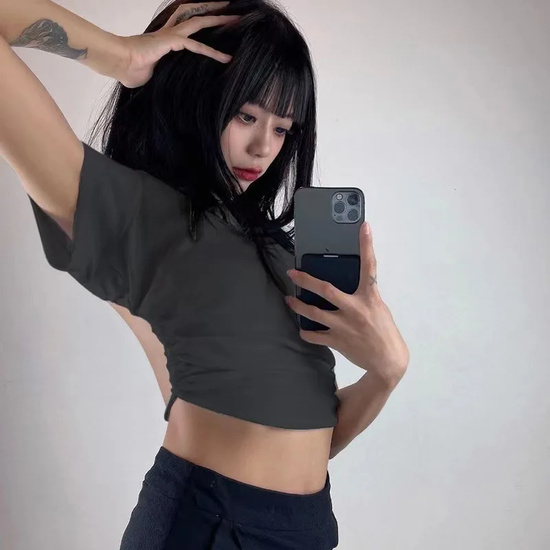 ΠΠ΅Π½ΡΠΊΠ°Ρ ΡΡΡΠ±ΠΎΠ»ΠΊΠ° Y2k, ΠΠΎΠ²ΠΈΠ½ΠΊΠ° Π»Π΅ΡΠ° 2023, ΡΠΎΠ±Π»Π°Π·Π½ΠΈΡΠ΅Π»ΡΠ½Π°Ρ ΡΠΏΠΎΠ½ΡΠΊΠ°Ρ ΠΎΠ΄Π΅ΠΆΠ΄Π° Ρ ΠΎΡΠΊΡΡΡΠΎΠΉ ΡΠΏΠΈΠ½ΠΎΠΉ Π΄Π»Ρ Π½ΠΎΡΠ½ΠΎΠ³ΠΎ ΠΊΠ»ΡΠ±Π° Π² ΡΡΠΈΠ»Π΅ Π₯Π°ΡΠ°Π΄Π·ΡΠΊΡ, ΠΠΎΠ΄Π½Π°Ρ Π±Π΅Π»Π°Ρ ΠΌΠ°ΠΉΠΊΠ° Ρ ΠΊΠΎΡΠΎΡΠΊΠΈΠΌ ΡΡΠΊΠ°Π²ΠΎΠΌ ΠΠ΅Π½ΡΠΊΠ°Ρ ΡΡΡΠ±ΠΎΠ»ΠΊΠ° Y2k, ΠΠΎΠ²ΠΈΠ½ΠΊΠ° Π»Π΅ΡΠ° 2023, ΡΠΎΠ±Π»Π°Π·Π½ΠΈΡΠ΅Π»ΡΠ½Π°Ρ ΡΠΏΠΎΠ½ΡΠΊΠ°Ρ ΠΎΠ΄Π΅ΠΆΠ΄Π° Ρ ΠΎΡΠΊΡΡΡΠΎΠΉ ΡΠΏΠΈΠ½ΠΎΠΉ Π΄Π»Ρ Π½ΠΎΡΠ½ΠΎΠ³ΠΎ ΠΊΠ»ΡΠ±Π° Π² ΡΡΠΈΠ»Π΅ Π₯Π°ΡΠ°Π΄Π·ΡΠΊΡ, ΠΠΎΠ΄Π½Π°Ρ Π±Π΅Π»Π°Ρ ΠΌΠ°ΠΉΠΊΠ° Ρ ΠΊΠΎΡΠΎΡΠΊΠΈΠΌ ΡΡΠΊΠ°Π²ΠΎΠΌ