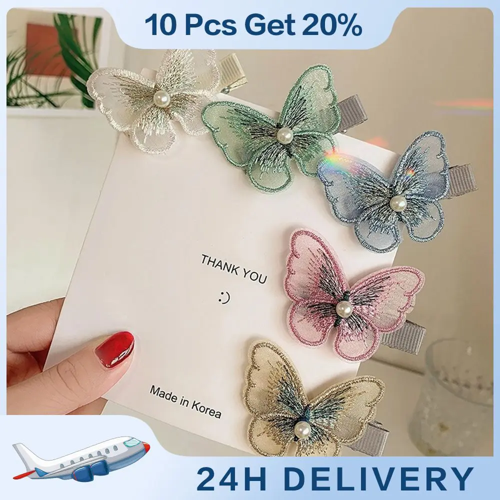 Matching Variety Of Styles Butterfly Hair Clip Multi Scenario Use Alloy Childrens Accessories Accessory
