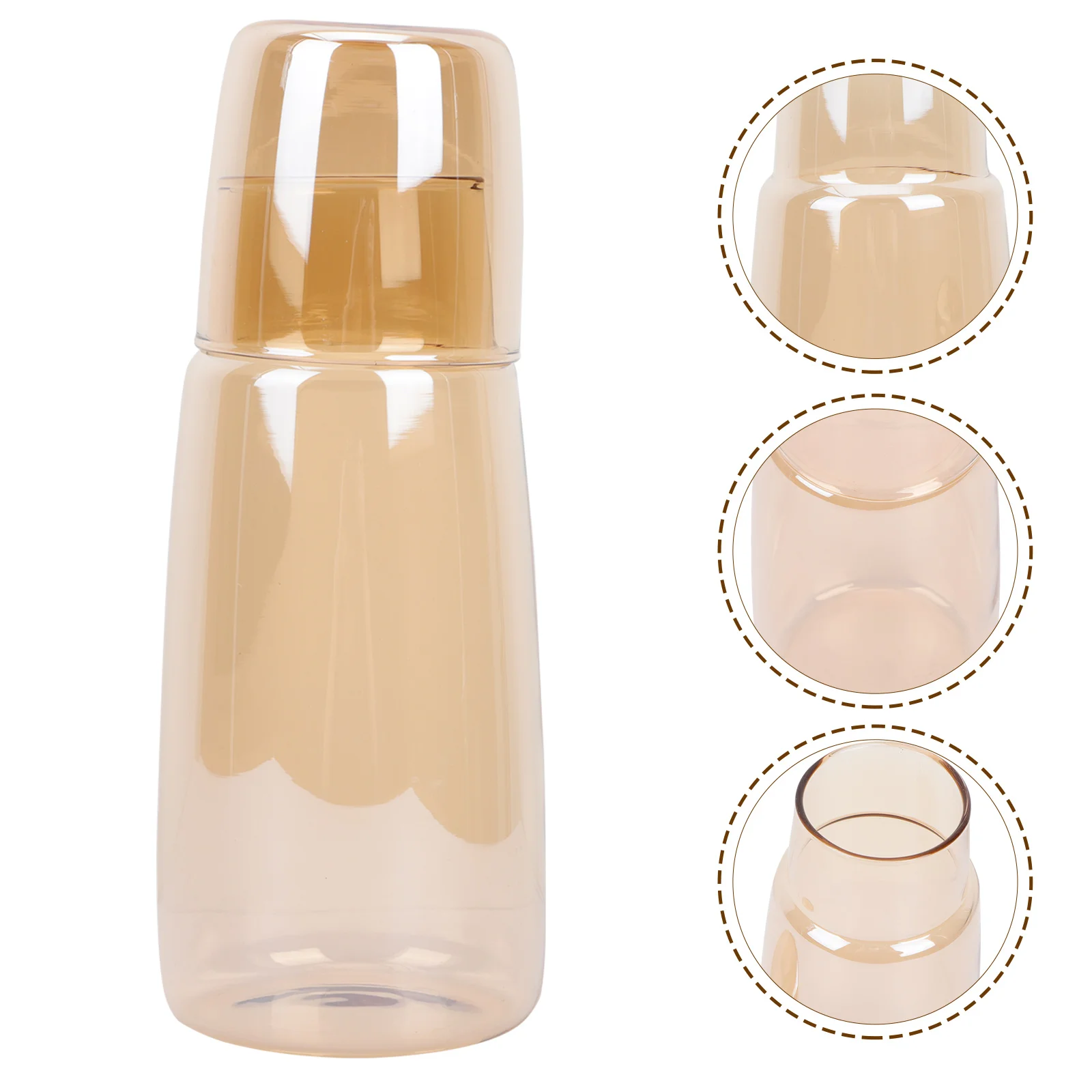 

Glass Pitcher Water Jugs Night Beverage Drink Bedsidelid Carafestea Pitchers Coffee