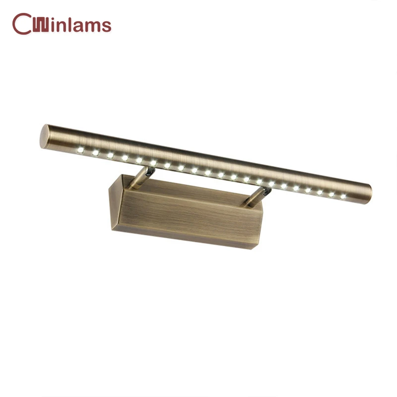 

Vintage Brief Flexible 40/55cm LED Wall lamps Sconce Bathroom 5w 7w Bronze Mirror Light AC 80-265V
