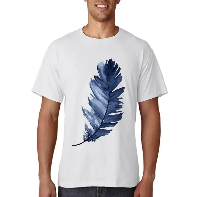 

Women T-shirts 90s Feather Watercolor New Fashion Cartoon Summer Graphic Print Female Stylish T Top Shirt Girl Tee T-Shirt
