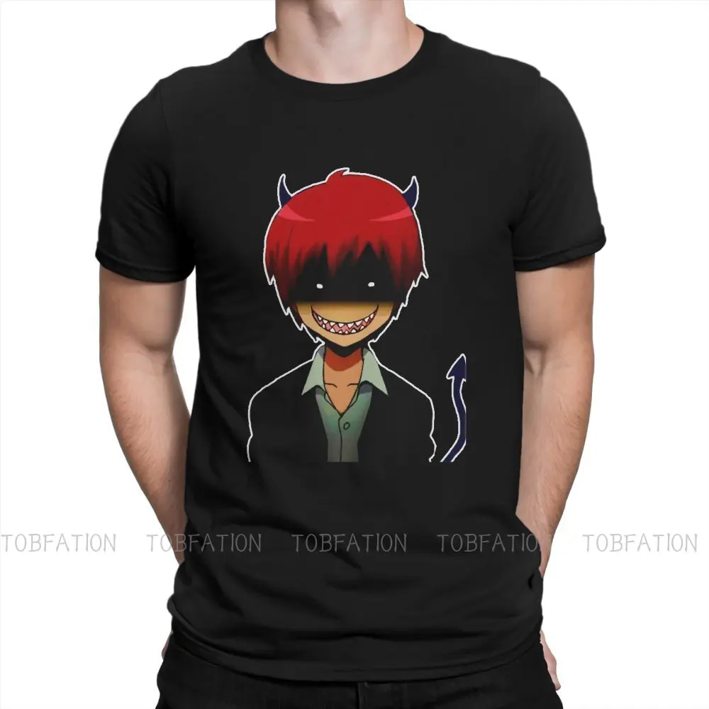 

Assassination Classroom Anime Evil Karma Akabane Tshirt Vintage Graphic Men's Clothing Tops Big Size Cotton Crewneck T Shirt