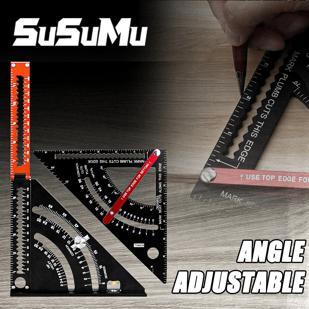 Квадратная линейка SuSuMu из алюминиевого сплава для столярных работ |