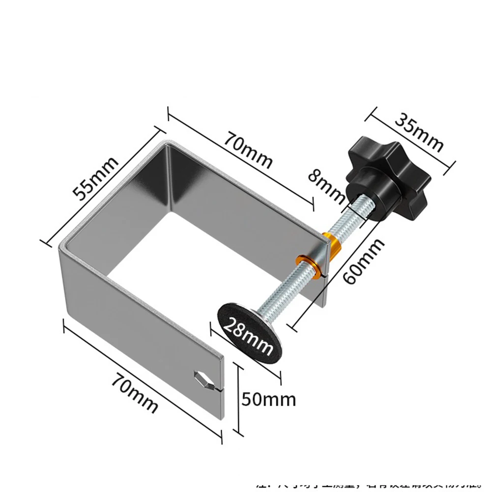 

Монтажный зажим для шкафа из нержавеющей стали с регулировкой по дереву
