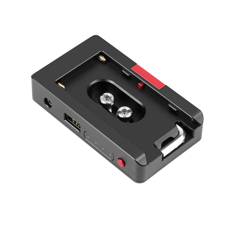 

Camera Battery Metal Base Metal Base USB Adapter Plate For Canon Nikon Panasonic NP-F Series Battery NP-F550 NP-F750 NP-F970