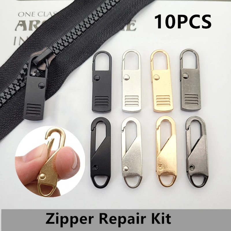 

5/10PCS Instant Zipper Universal Instant Fix Zipper Repair Kit Replacement Zip Slider Teeth Rescue New Design For DIY Sewing