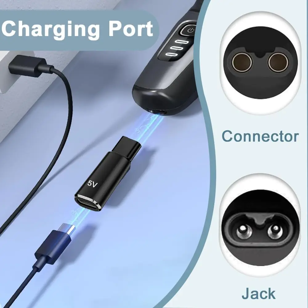 Адаптер для электробритвы и бороды 5 В Type-C