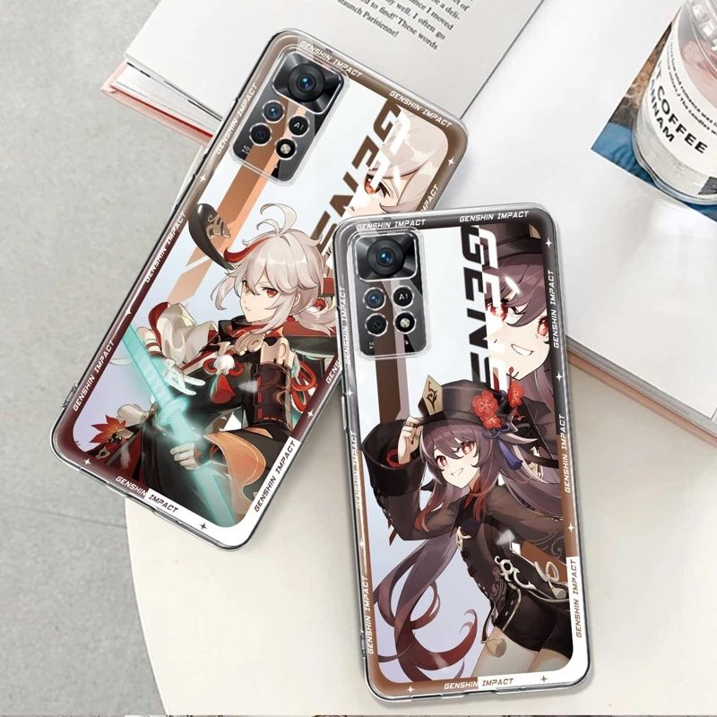 

Case For Xiaomi Redmi Note 9S 7 8 9 10 11 12 4G 5G Pro 10S 10Pro NOTE11 11T 8T Casing Genshin Impact Game Hu Tao