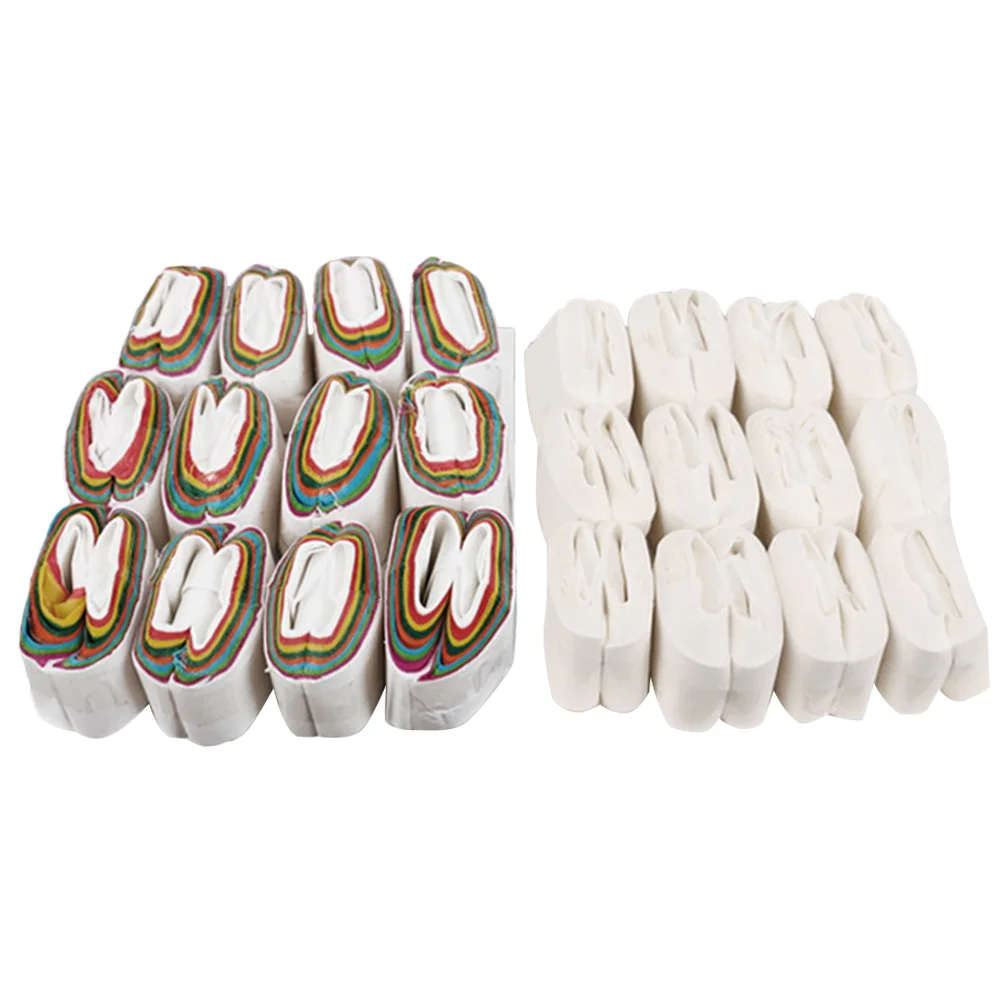 

24pcs Mouth Stage Performance Stage Funny Mouth Mouth Coils Mouth Coils Paper For Stage Gimmicks Trick Tricks Magician