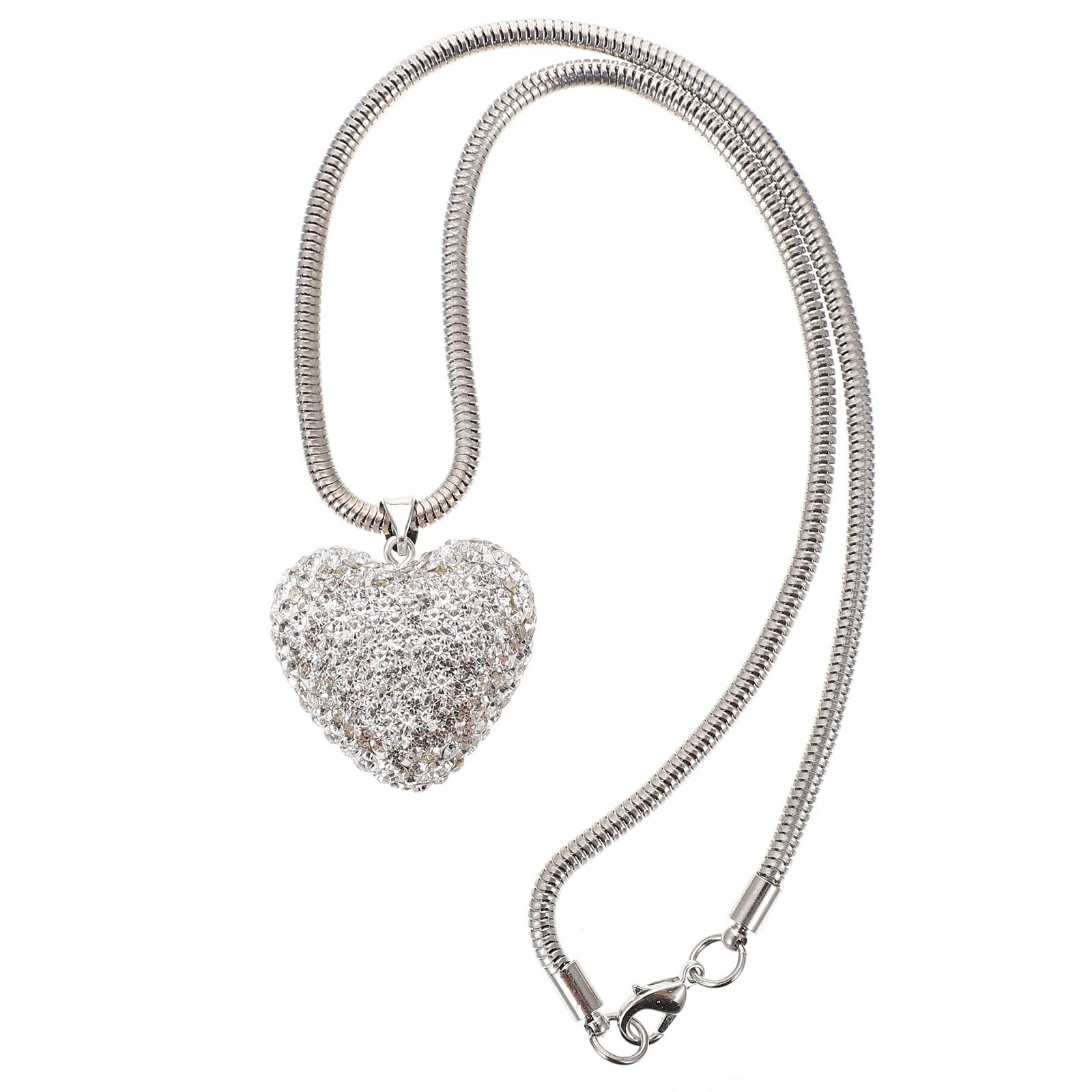 

1pc Unique Car Hanging Ornament Lovely Heart Pendant for Rear View Mirror