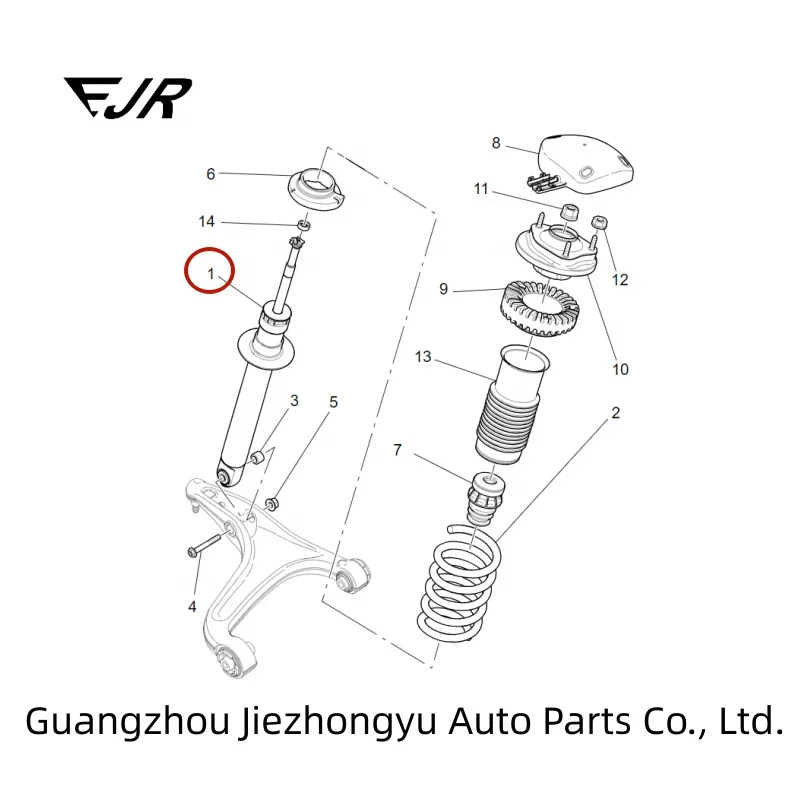 Аксессуары для автомобилей Maserati Ghibli M157 Передние и задние амортизаторы 670008896 670008899