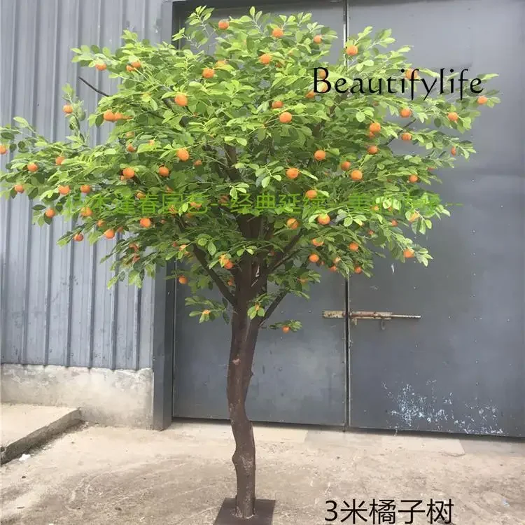 Искусственное фруктовое дерево боярышник лимон яблоко вишня хурма апельсиновое