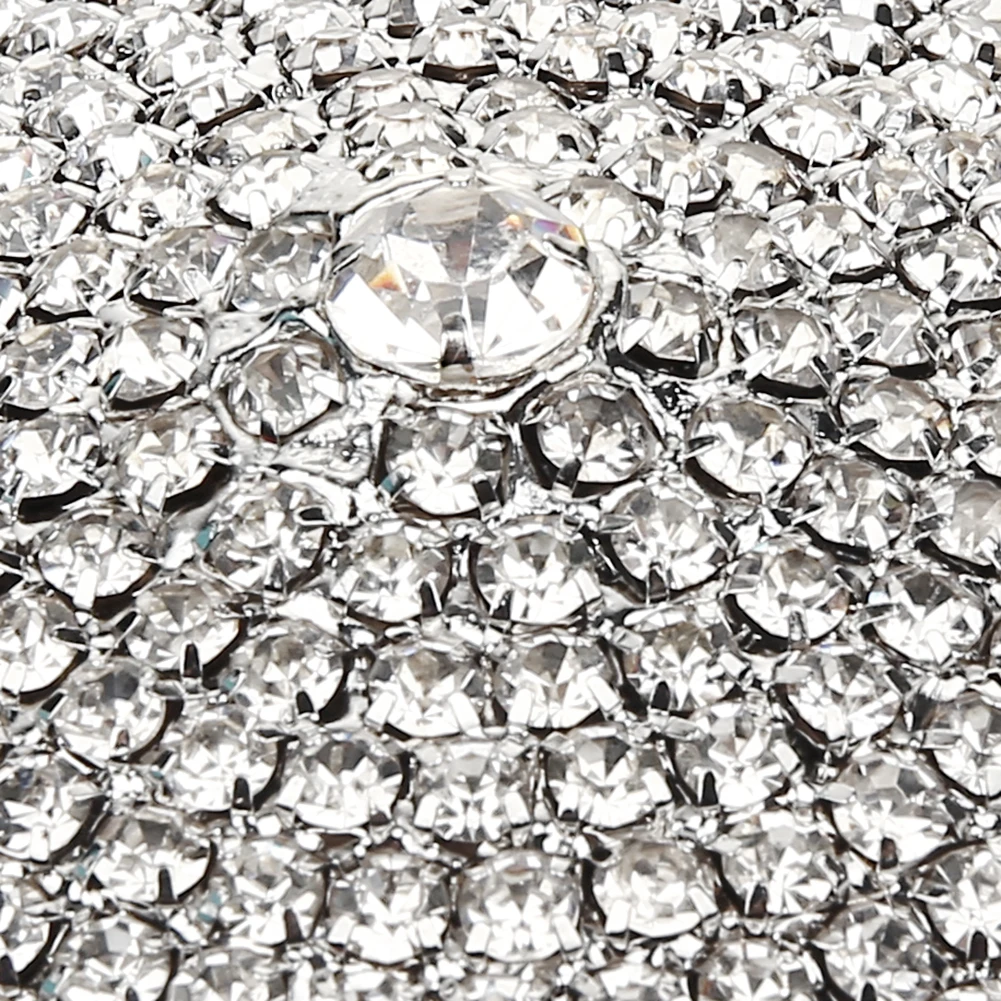 Sexy 1Pair Rhinestone Decor Nipple Cover Women Fashion Bra Nipple Stickers Reusable Silicone Metal Nipple Pasties Chest Stickers