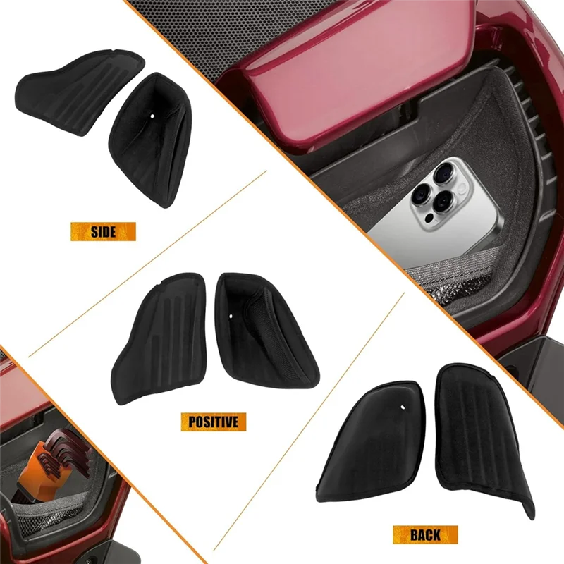 Фото Для Glide Road Touring комплект вкладышей для отделения мотоцикла FLTRX FLTRU FLTRK Faring перчаточная коробка внутренняя сумка для хранения №2