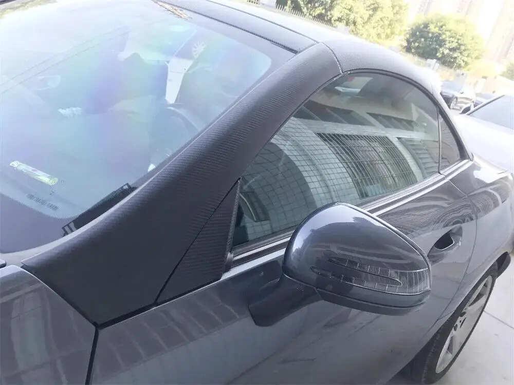 Для Mercedes Benz SLK R172 2011-2016 оконные хромированные удаленные затемняющие стойки ABC