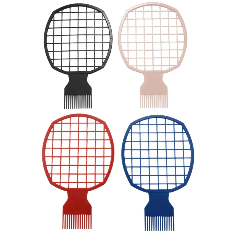 

4 шт., спиральная Расческа для мужчин, в африканском стиле