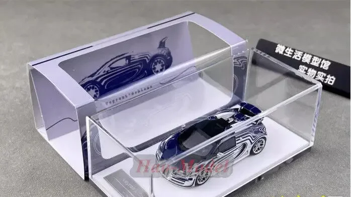 LJM 1/64 для Bugatti Veyron Limit модель автомобиля литой под давлением сплав имитация