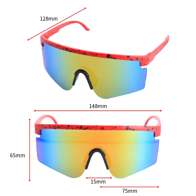 Фотохромные Поляризационные Велосипедные Солнцезащитные Очки Унисекс Черные