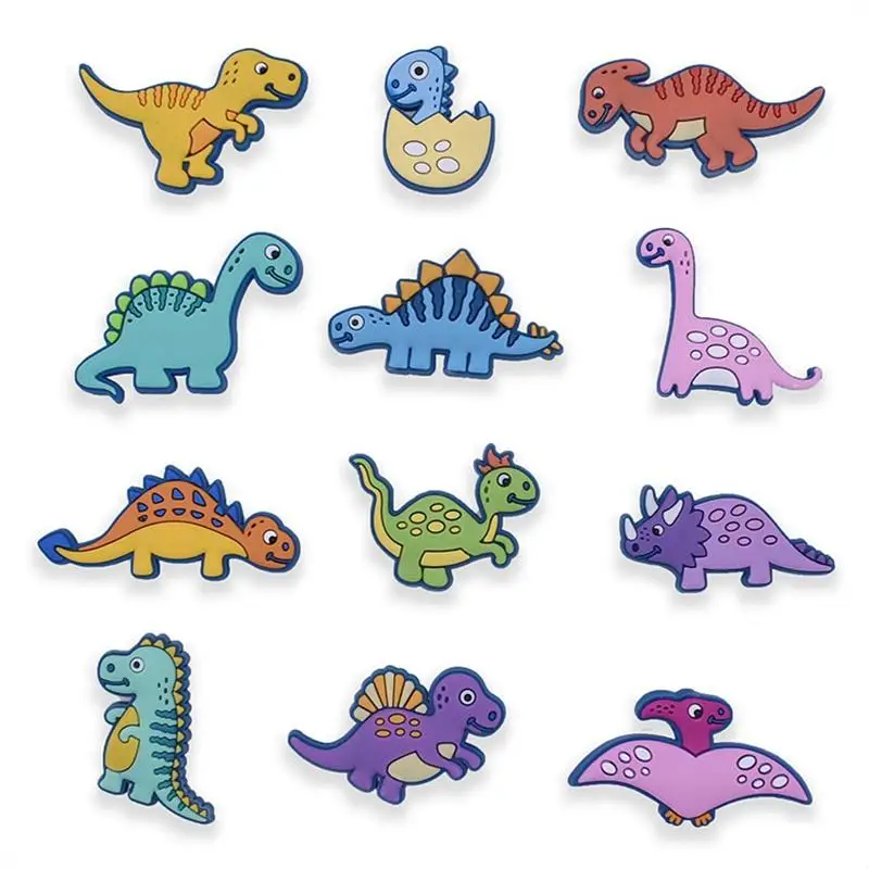 

1Pcs JIBZ Dinosaur Car Shoe Charms Accessories Fits For Crocs Boys Girls Kids Women Teens Christmas Gifts Birthday Party Favors
