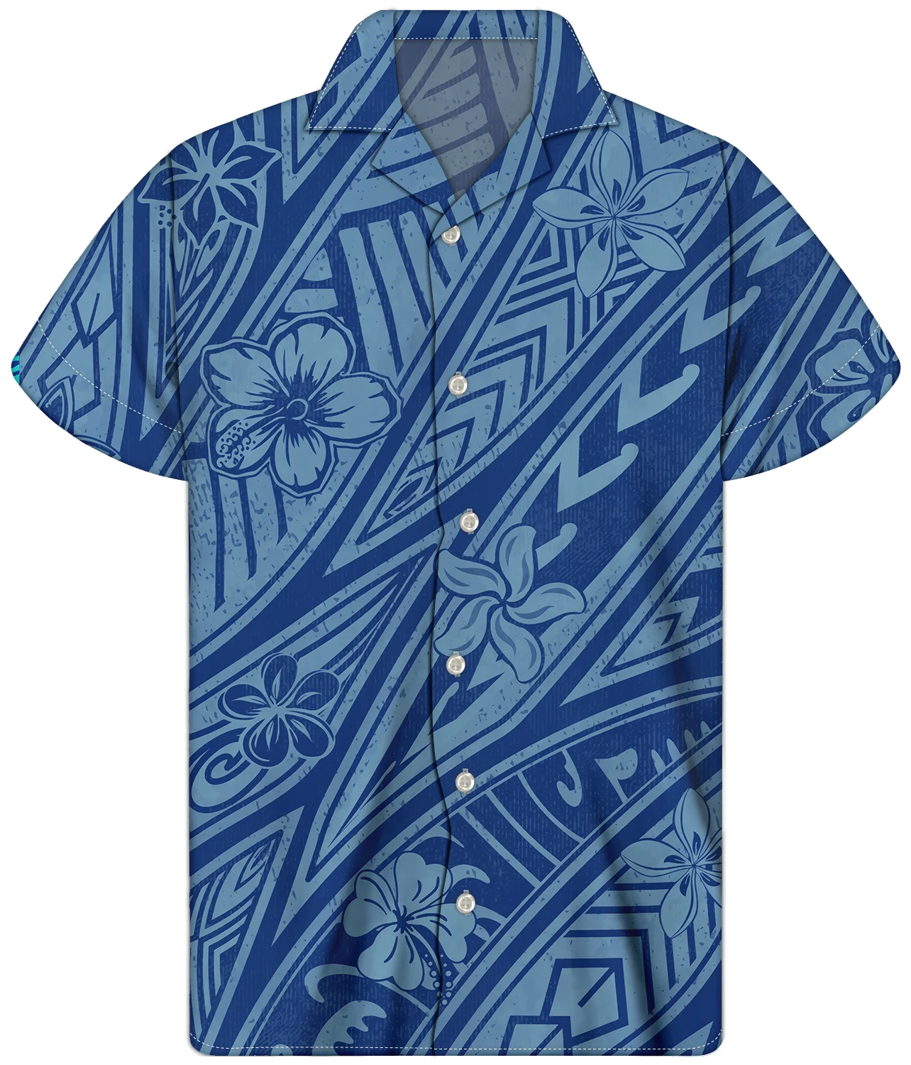 Мужская дышащая рубашка на пуговицах с принтом черном фоне |