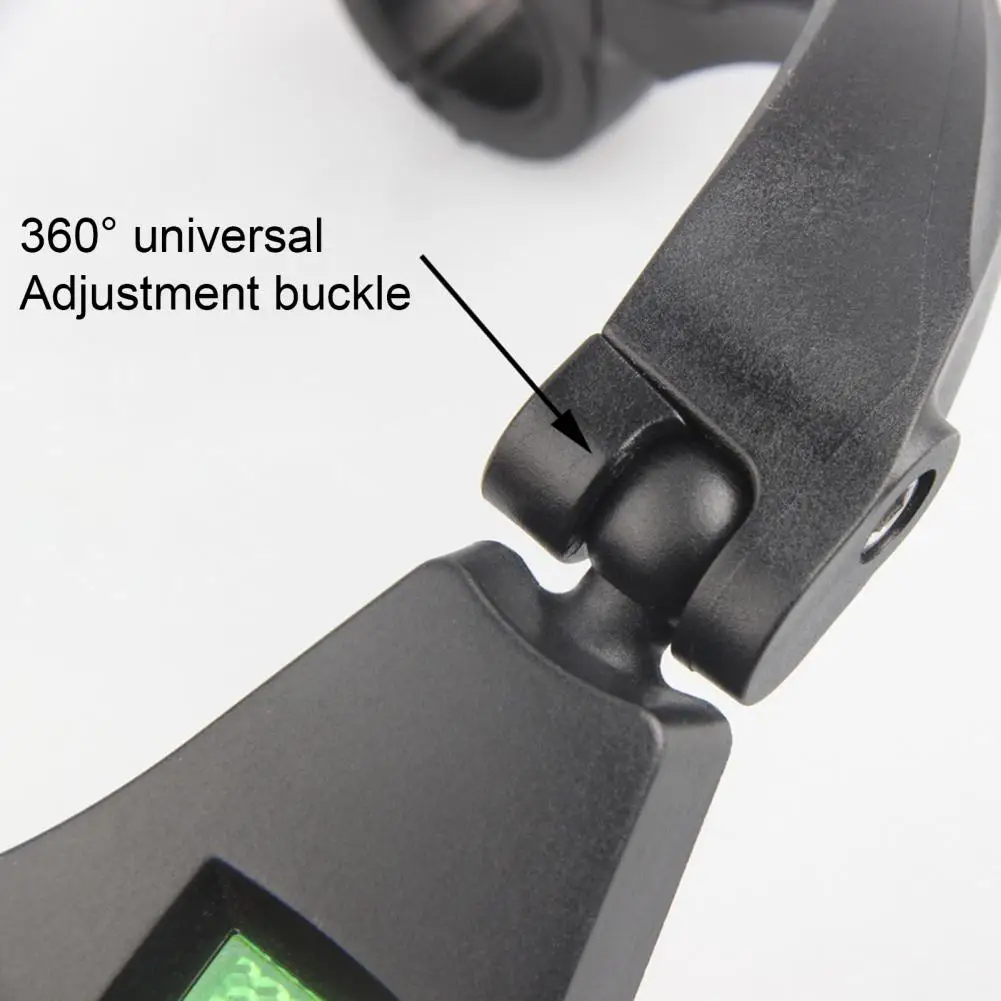 

1 Pair Bikie Mirrors Clearer Vision ABS Viewing Flexible Cycling Rearview Mirrors Cycling Rearview Mirrors for Bicycle