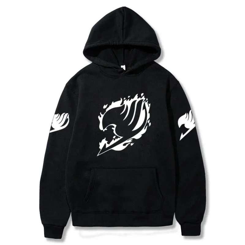 

Cute Anime Fairy Tail Printed Hoodies Women Mens Casual Hooded Sweatshirt Fashion Long Sleeve Pullovers Teens Hoodies
