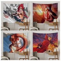 gurren lagann hippie wall hanging tapestries indian buddha wall decoration witchcraft bohemian hippie wall hanging sheets