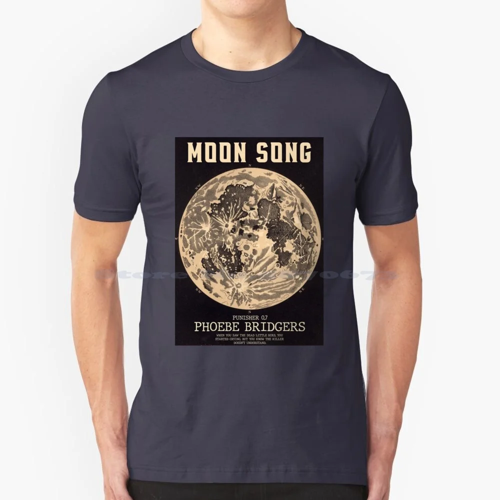 Женская футболка из 100% хлопка с изображением Муны