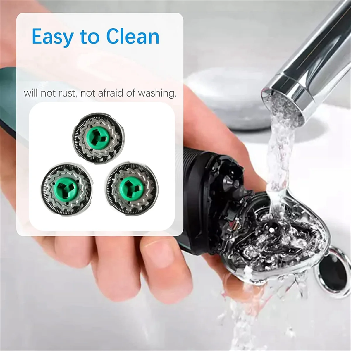 3 шт. сменная головка SH90 для бритвы Philips S9000 S9011 S9021 S9031 S9041 лезвие режущая сетка