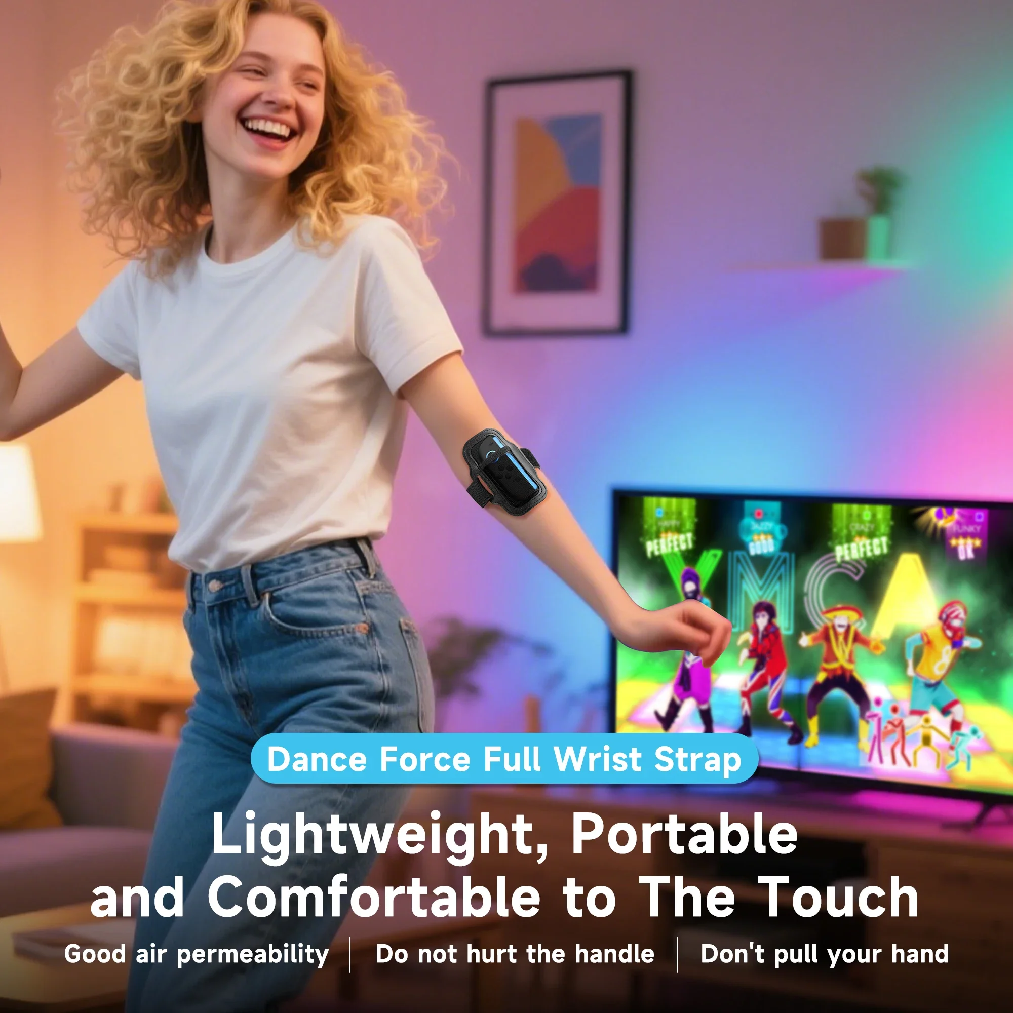 Switch 2, набор соматосенсорных аксессуаров для спортивных игр для NS Switch 2, теннисная ракетка для фехтования, гоночный руль, танцевальный ремешок на запястье (art.: 3920cf5faadbb) - 3920cf5faadbb