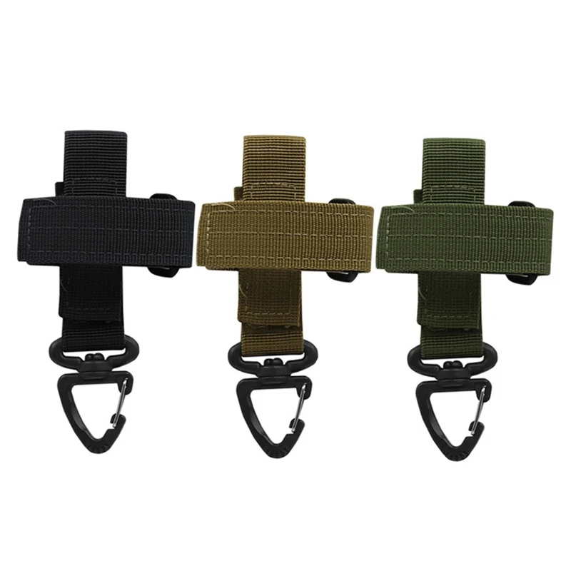 

Multi-purpose Nylon Hanging Buckle Rope Outdoor Camping Climbing Army Fan Gloves Carabiner Anti-lost Camping Storage Tie