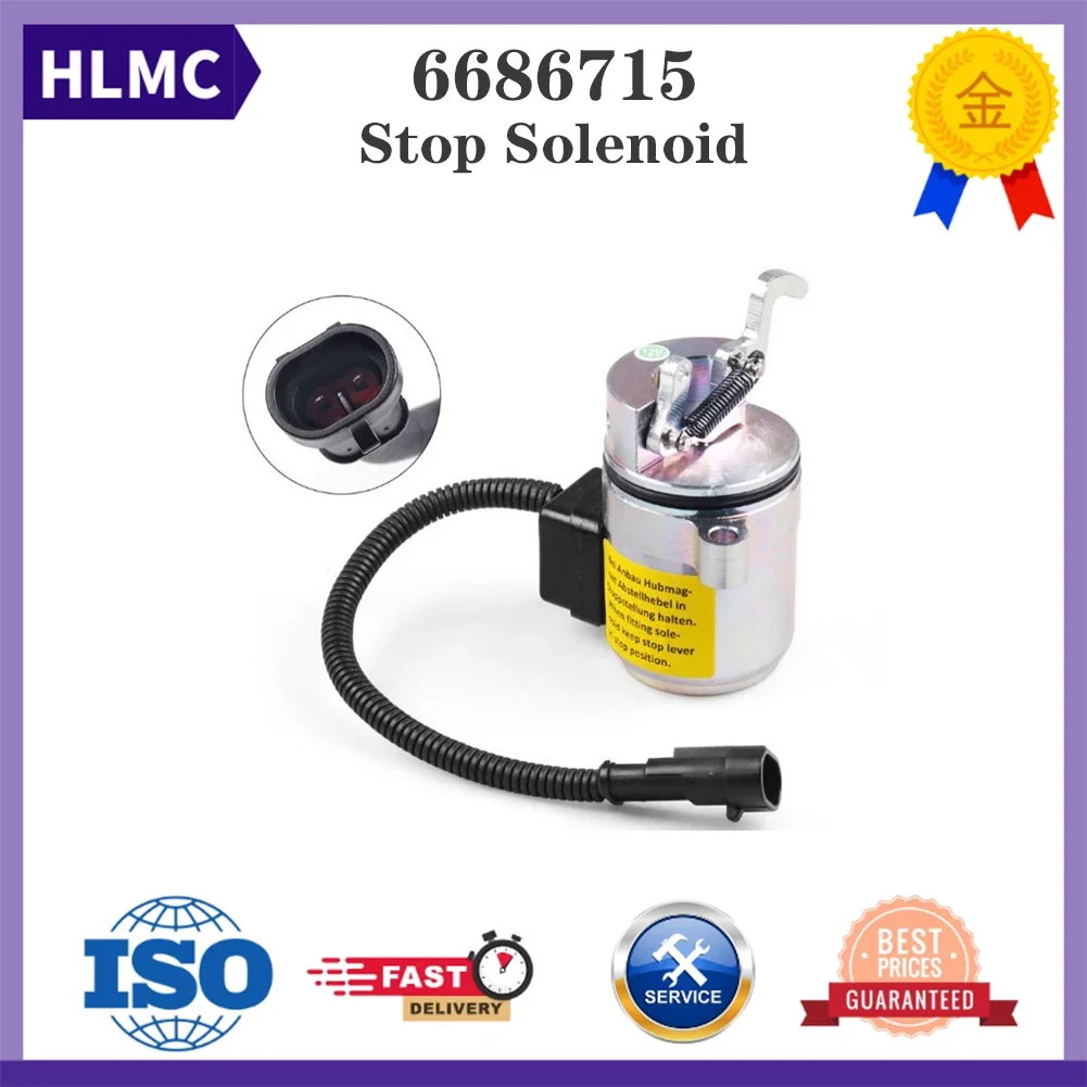 12 В 0427-2956 04272956 6686715 Электромагнитный клапан отключения подачи топлива для Deutz BMF2011