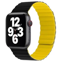 silicone magnetic strap for apple watch 7 45mm 41mm 6 5 4 se 44mm 40mm replacement bracelet wristband for iwatch 3 2 1 42mm 38mm