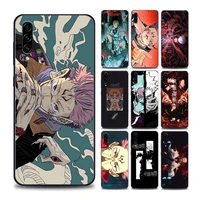 anime jujutsu kaisen phone case for samsung a10 e s a20 a30 a30s a40 a50 a60 a70 a80 a90 5g a7 a8 2018 soft silicone