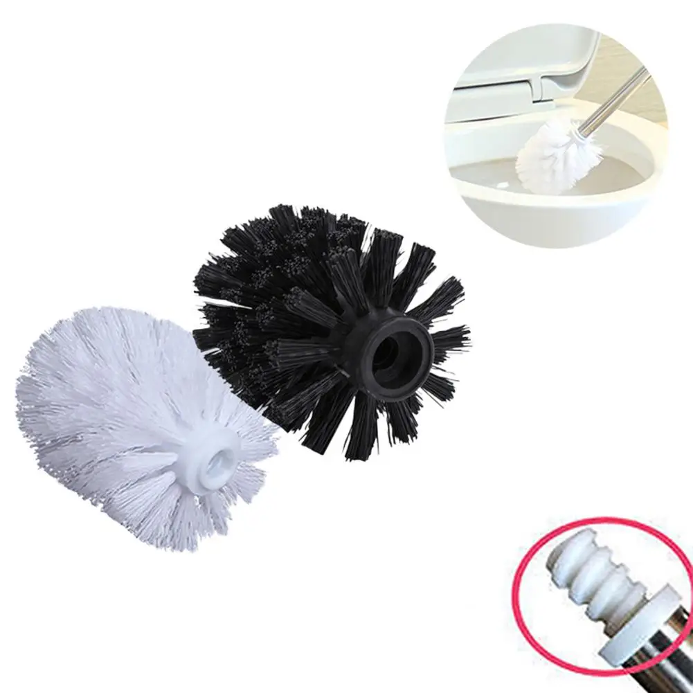 

1 Pcs Universal Replacement Toilet Brush Head Holder White Black Clean Spare Tools Toiletborstel Home Bathroom Accessories