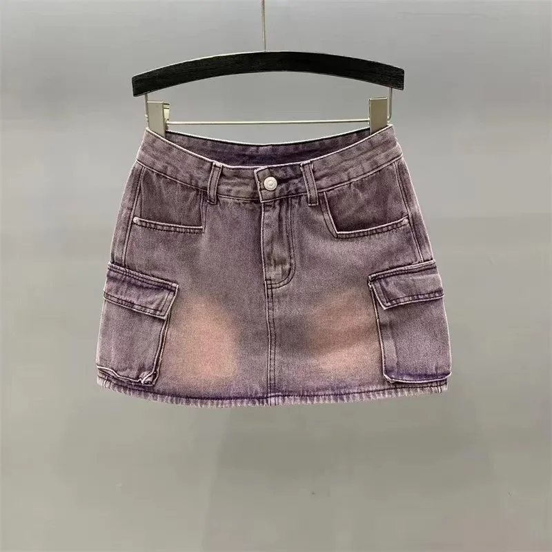 

Женские джинсовые шорты Soefdioo, облегающие шорты в стиле пэчворк с карманами и завышенной талией, уличная одежда, 2023