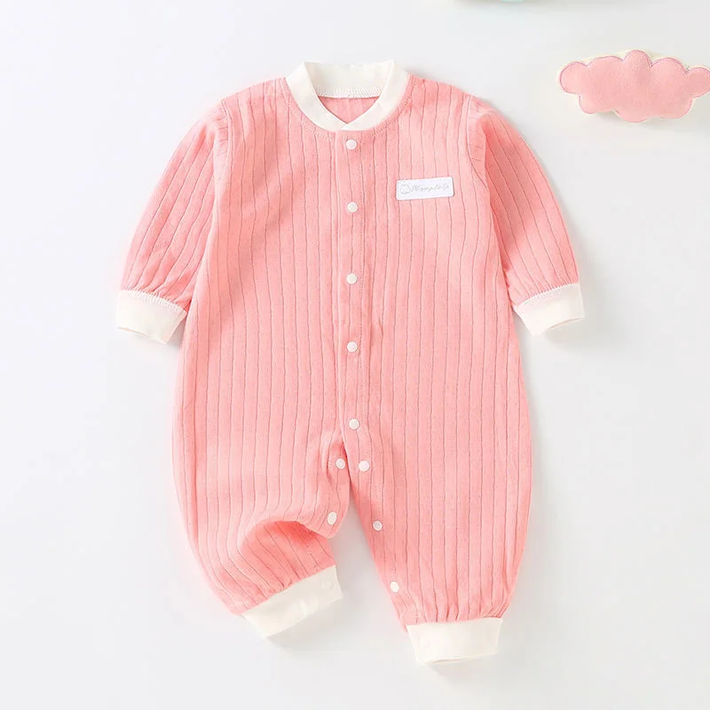 

Spring and Autumn Baby Boys Girls Rompers Cotton Comfortable Full Sleeve Newborn Clothes Leisure Toddler Jumpsuit 0-24M
