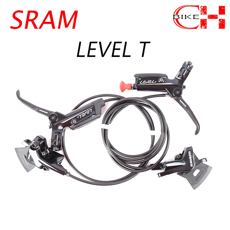 SRAM HDB LEVEL T MTB Mountain Bike Hydraulic Disc Brake Front & Rear 850/1500mm 2 Piston Black Bicycle Part