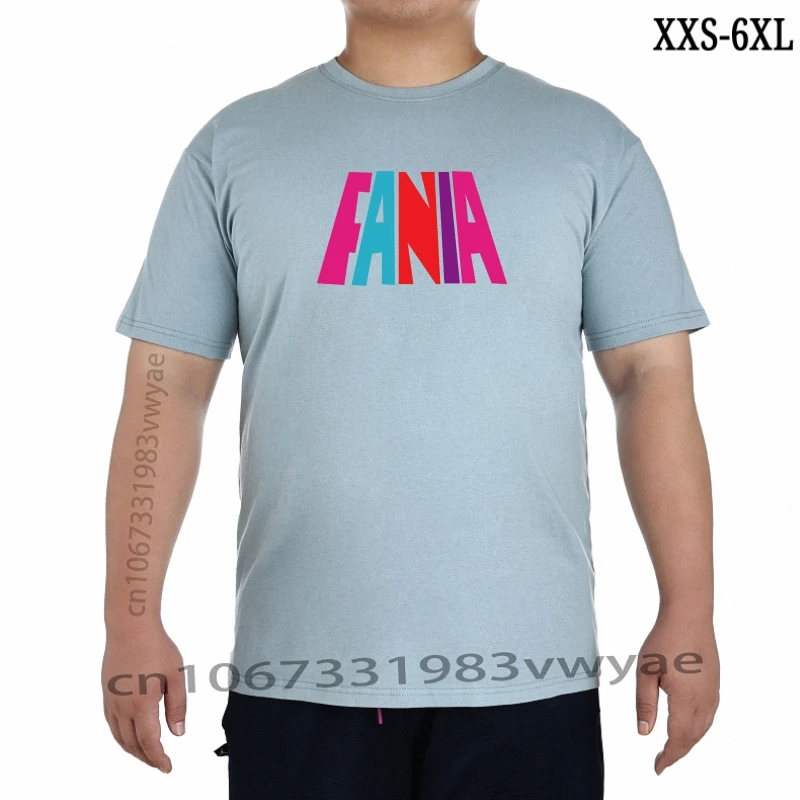 New Fania Records Music Logo White TShirt short slevee XXS-6XL
