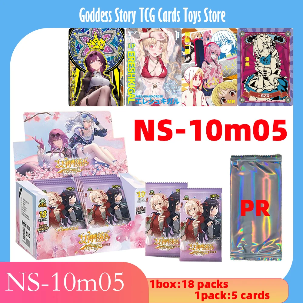 Goddess Story Collection NS-10m05 Card Anime Games Girl Party Swimsuit Bikini Feast Booster Box Doujin Toys And Hobbies Gift