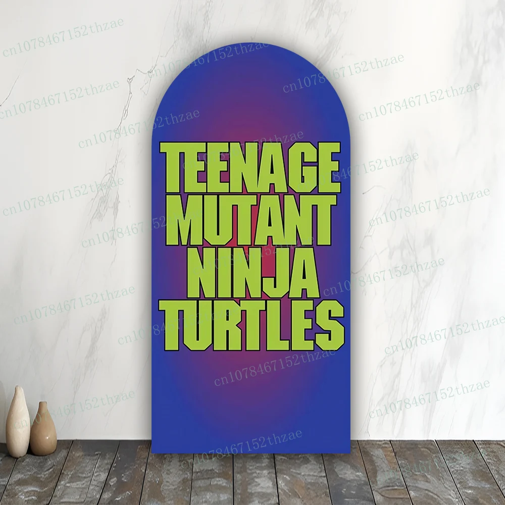 Фон для фотосъемки с изображением черепашек-ниндзя