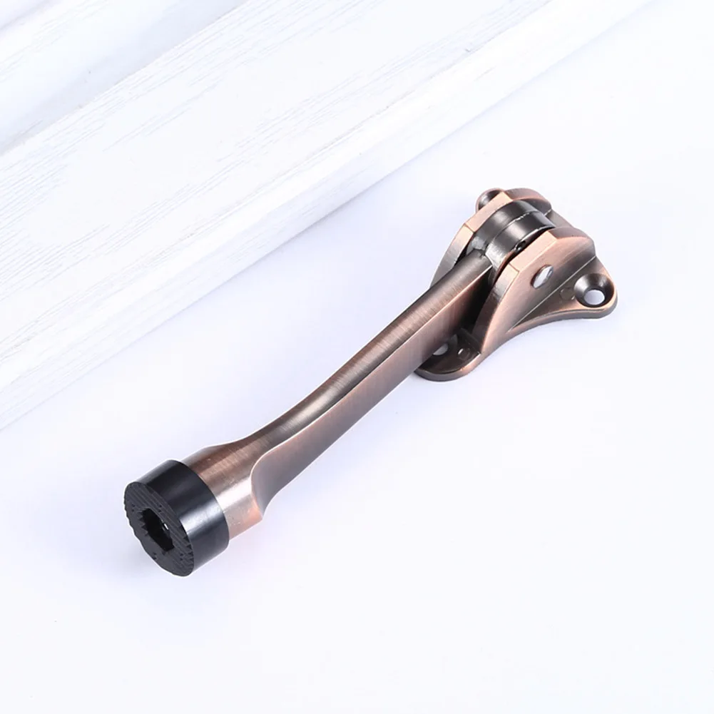 Красная бронзовая дверная пробка из цинкового сплава рычаг с ножным верхом