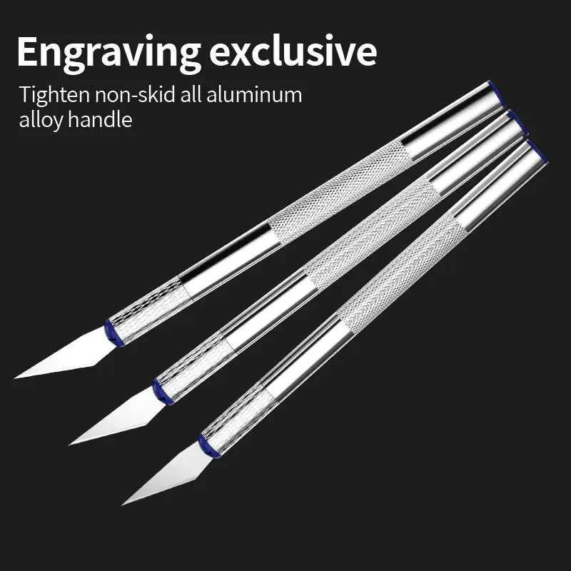 

13 Pieces of Carving Knife Aluminum Alloy Carving Knife Paper-cut Carving Knife Tool Set Hand-made Utility Knife Model Knife