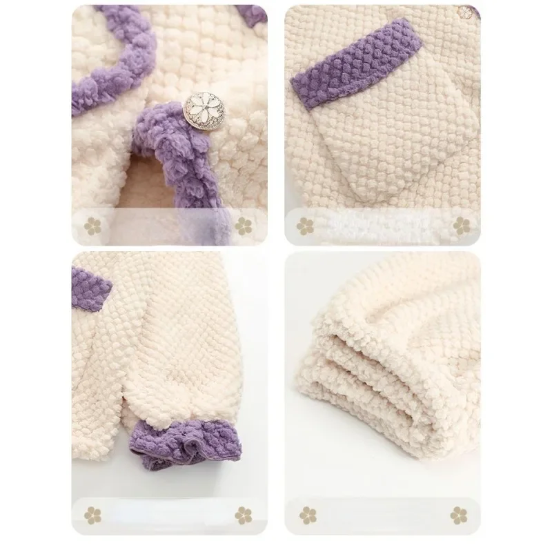 Женская пижама фланелевая новая модель женский кардиган из двух частей