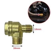 2 port air pump check valve cut off valve zinc alloy male thread connector tool 1614mm air compressor accessories