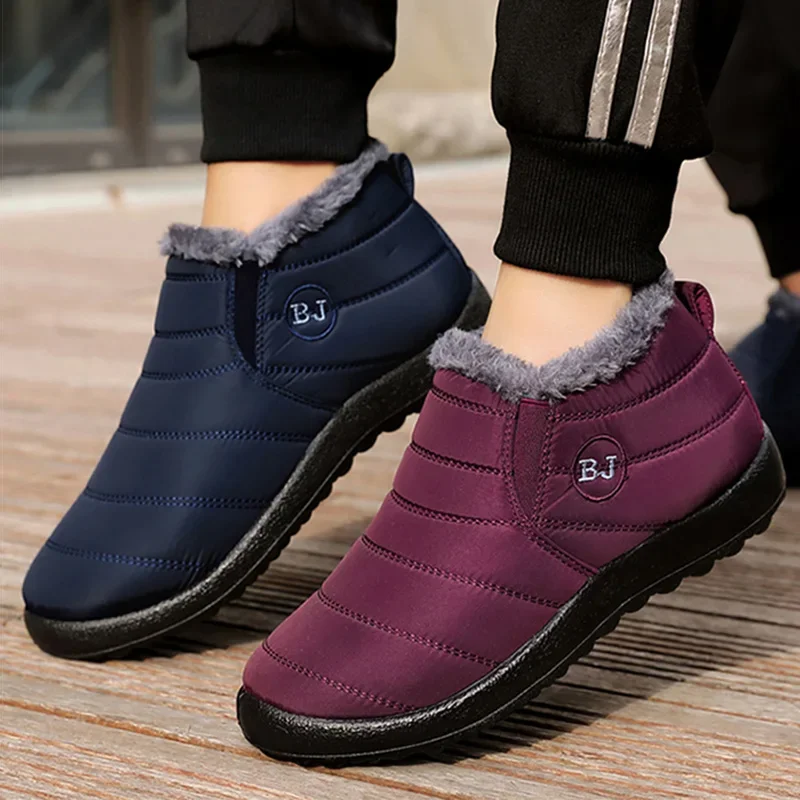 

Women Boots Lightweight Winter Shoes For Women 2023 Ankle Boots Snow Botas Mujer Black Couple Waterproof Winter Boots Plus Size