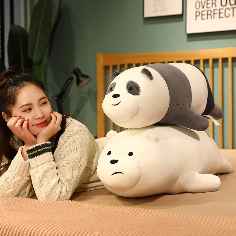 дети голые Мы Голые Медведи, плюшевые игрушки, прекрасные медведи, мягкая кукла,  плюшевая Милая панда гризли, ледяной медведь, плюшевая подушка, подарок для  детей | AliExpress