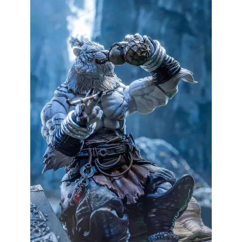 Фото В наличии: Фигурка-модель Jiangmeng White Tiger 1/12 Planet Furui White Tiger Tiger Man, дополнительная цветовая версия, реалистичная кукла-игрушка №2